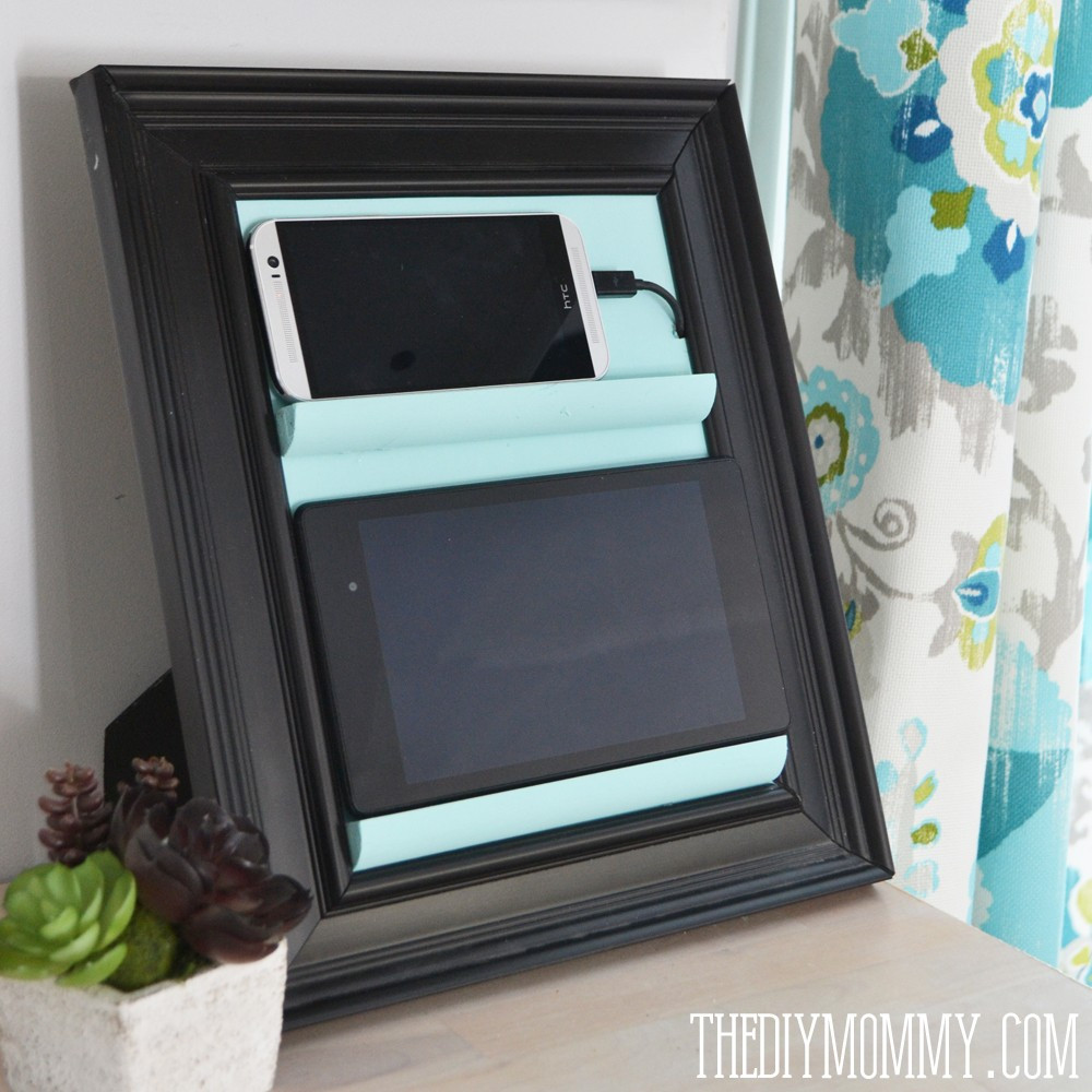Best ideas about DIY Tablet Holder
. Save or Pin Make a Counter Top Phone Charging Station & Tablet Holder Now.