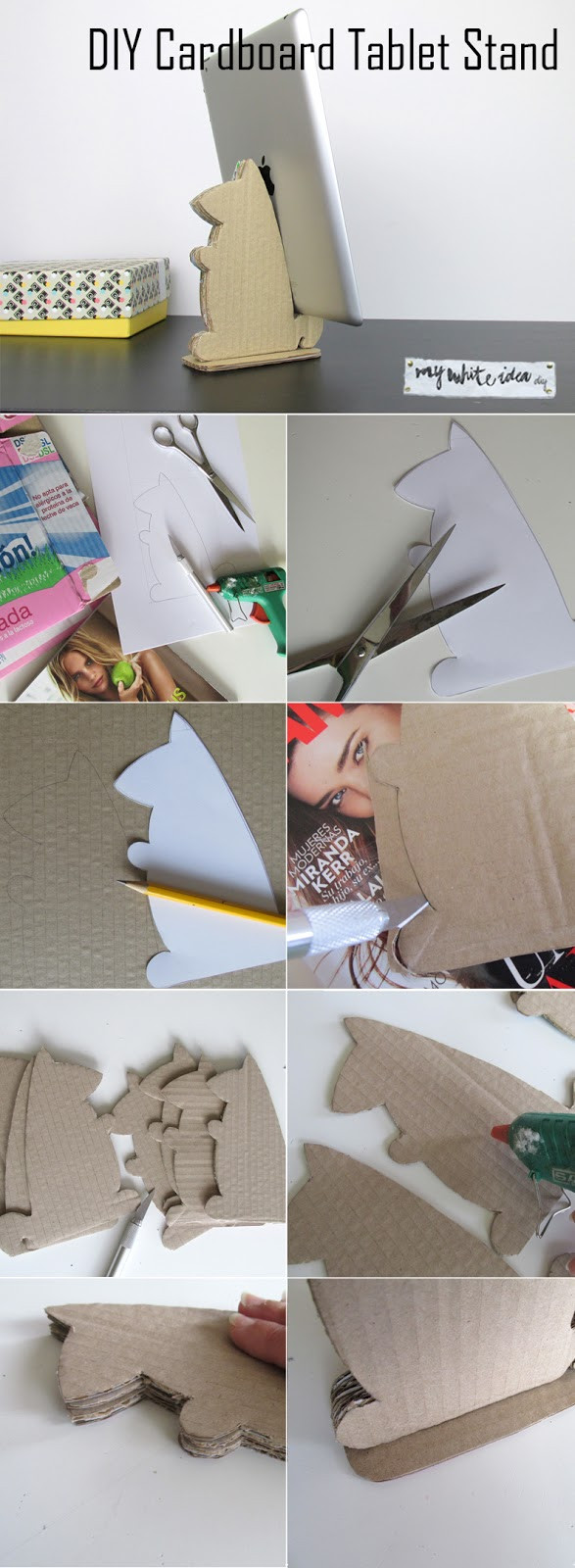 Best ideas about DIY Tablet Stand Cardboard
. Save or Pin DIY Cardboard Tablet Stand Now.