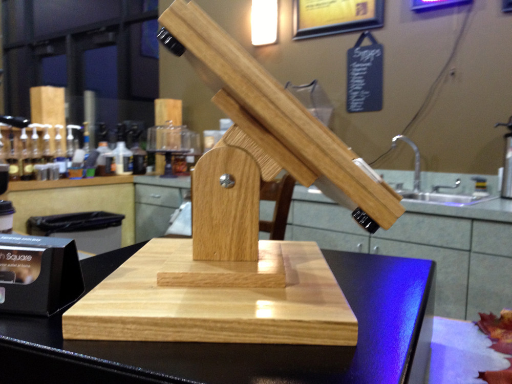 Best ideas about DIY Tablet Stand Wood
. Save or Pin The DIY Wood iPad Stand that Screams Style Prevents Tablet Now.