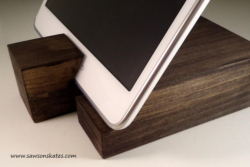 Best ideas about DIY Tablet Stand Wood
. Save or Pin Scrap Wood DIY Rustic Mod Tablet Holder Now.