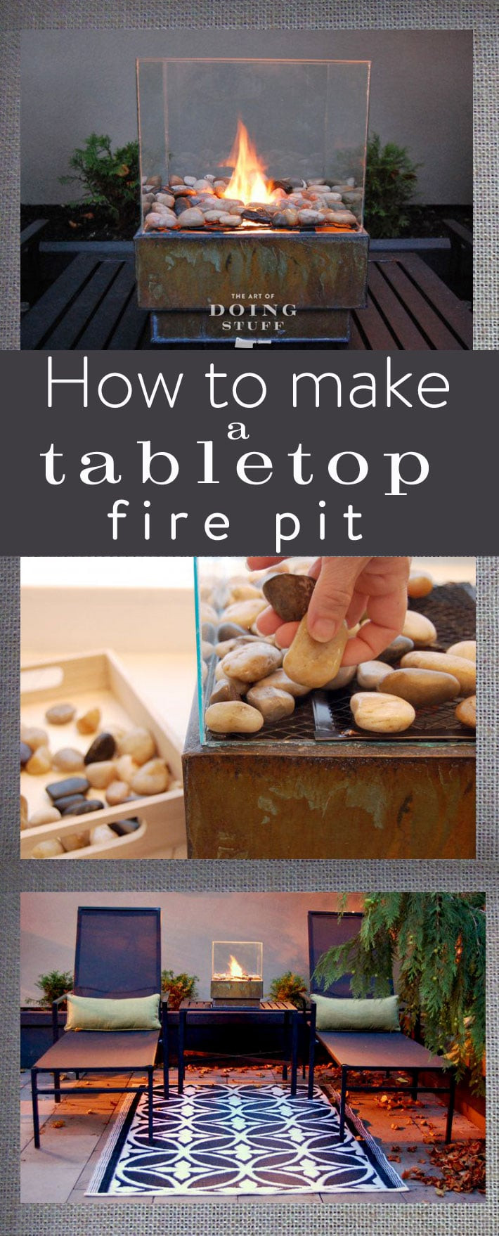 Best ideas about DIY Tabletop Fire Pit
. Save or Pin How to Make a Backyard Fire Pit for cheap The Art of Doing Now.