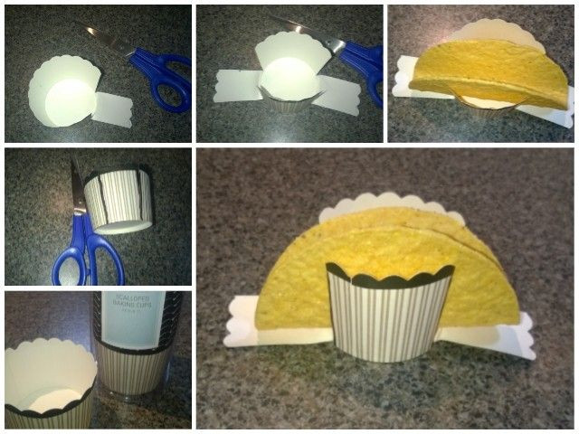 Best ideas about DIY Taco Holder
. Save or Pin Super Easy DIY Taco Holder Cardboard cupcake case cut a Now.