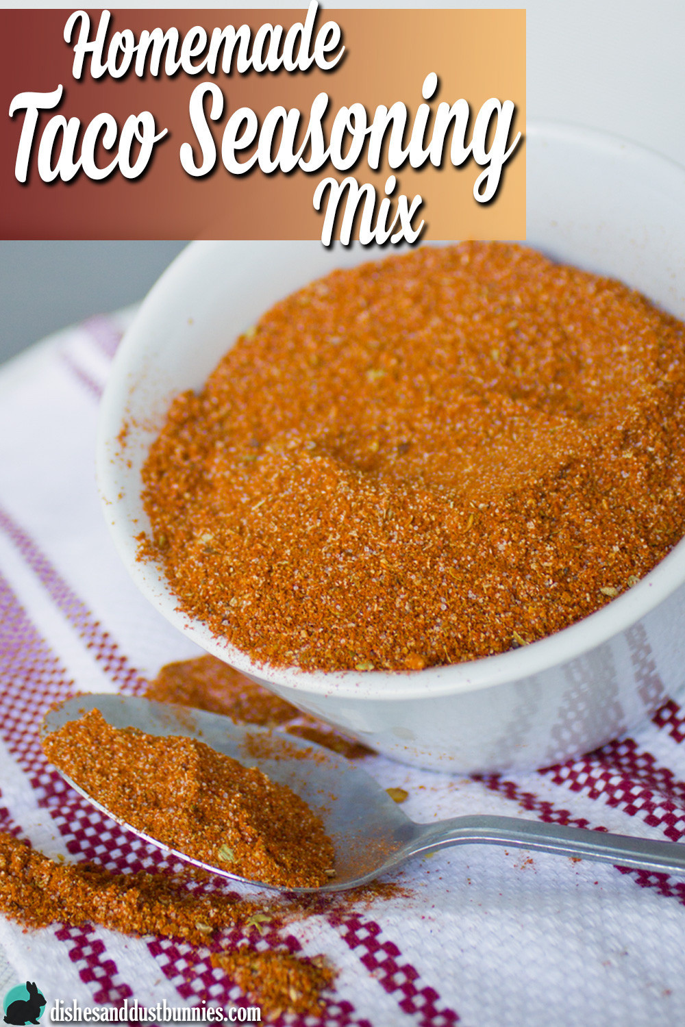 Best ideas about DIY Taco Seasoning
. Save or Pin Homemade Taco Seasoning Mix Dishes and Dust Bunnies Now.