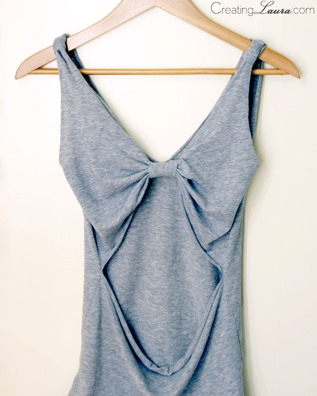 Best ideas about DIY Tank Top
. Save or Pin Creating Laura No Sew DIY Bow Back Tank Top Now.