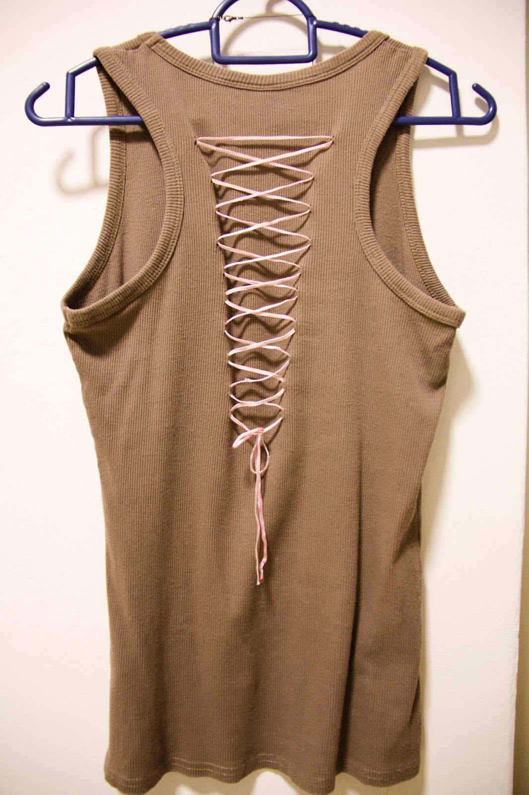 Best ideas about DIY Tank Top
. Save or Pin DIY Corset Tank Top No Sew Now.