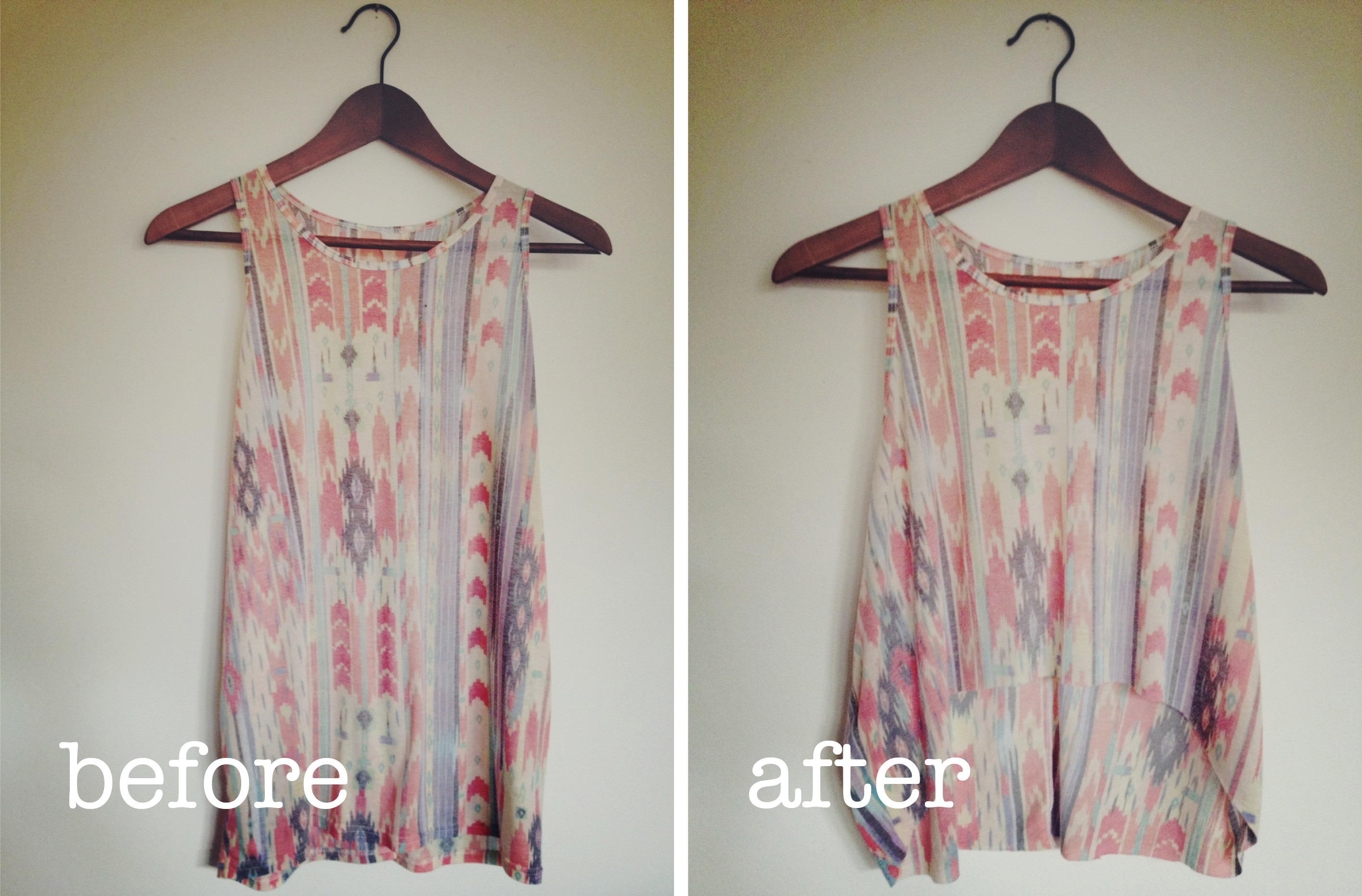 Best ideas about DIY Tank Top
. Save or Pin DIY dipped hem tank top – take 2 Now.