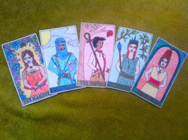 Best ideas about DIY Tarot Cards
. Save or Pin DIY or make your own tarot deck Little Red Tarot Now.