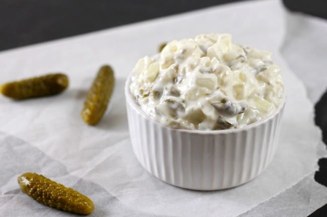 Best ideas about DIY Tartar Sauce
. Save or Pin Easy homemade tartar sauce Amuse Your Bouche Now.