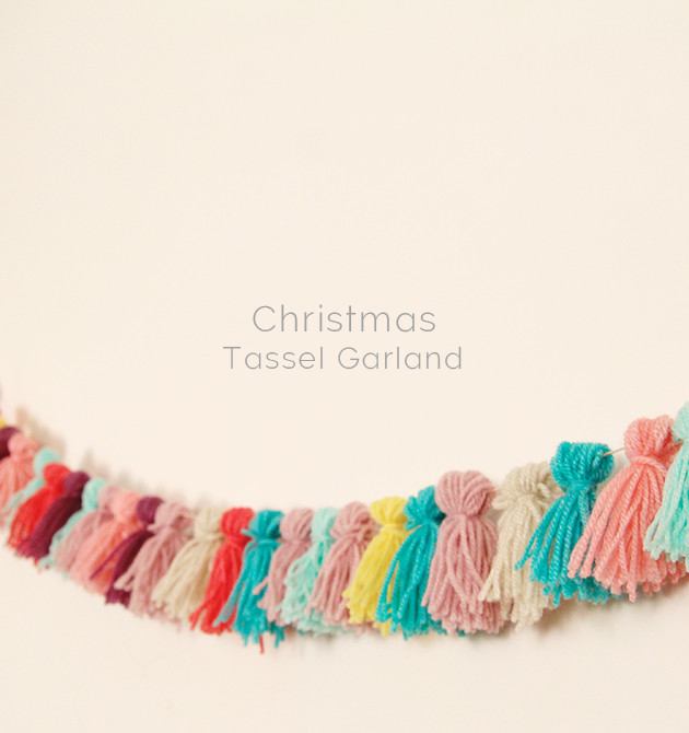 Best ideas about DIY Tassel Garland
. Save or Pin DIY Christmas Alternative Tassel Garland Now.