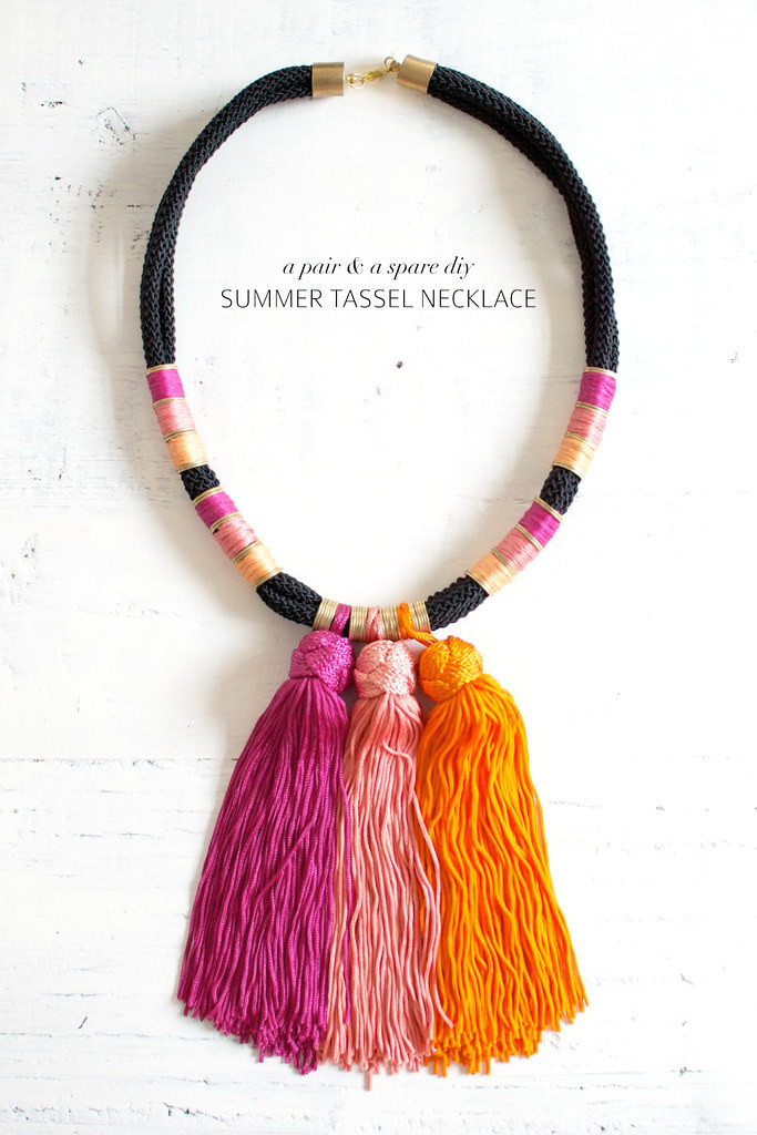 Best ideas about DIY Tassel Necklaces
. Save or Pin DIY Summer Tassel Necklace Now.