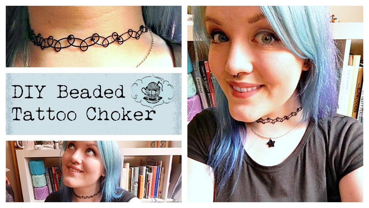 Best ideas about DIY Tattoo Chokers
. Save or Pin DIY 90 s Tattoo Choker with Beads ¦ The Corner of Craft Now.