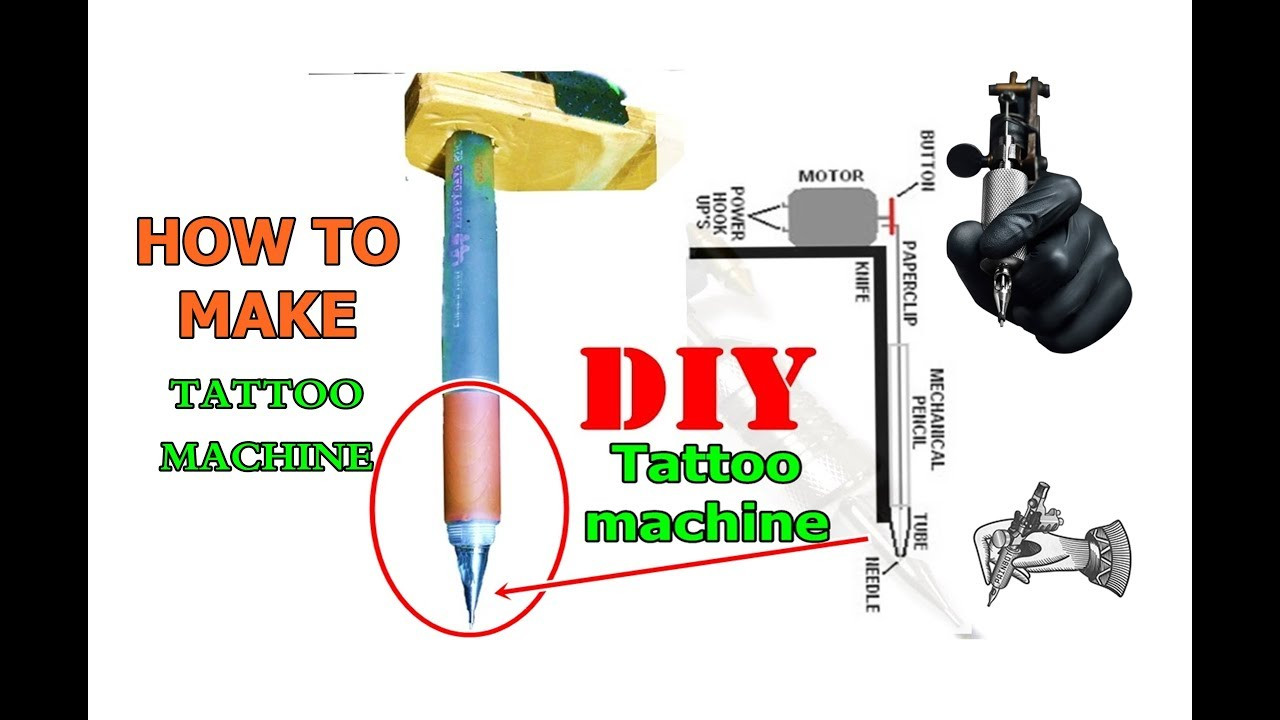 Best ideas about DIY Tattoo Gun
. Save or Pin How To Make a Tattoo Gun Homemade Tutorial Now.