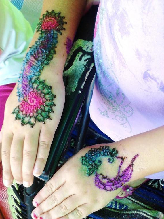 Best ideas about DIY Tattoo Kits
. Save or Pin Items similar to Henna Tattoo and Glitter Tattoo Kit with Now.