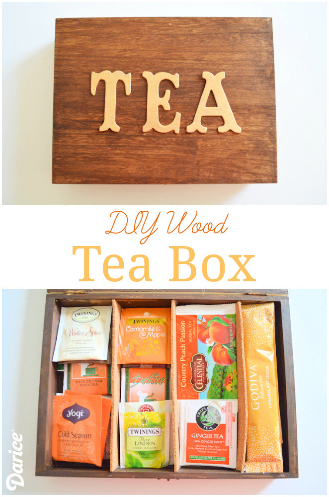 Best ideas about DIY Tea Box
. Save or Pin DIY Tea Box Easy Wood Box Tutorial Darice Now.