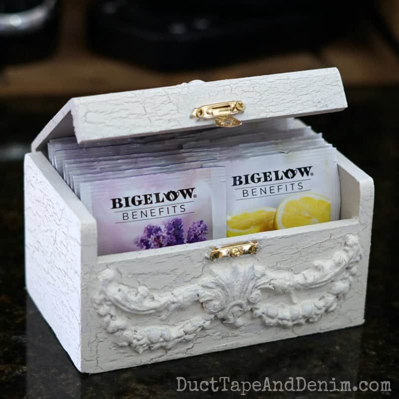 Best ideas about DIY Tea Box
. Save or Pin How to Make a DIY Wooden Tea Box for my Bigelow Tea Station Now.
