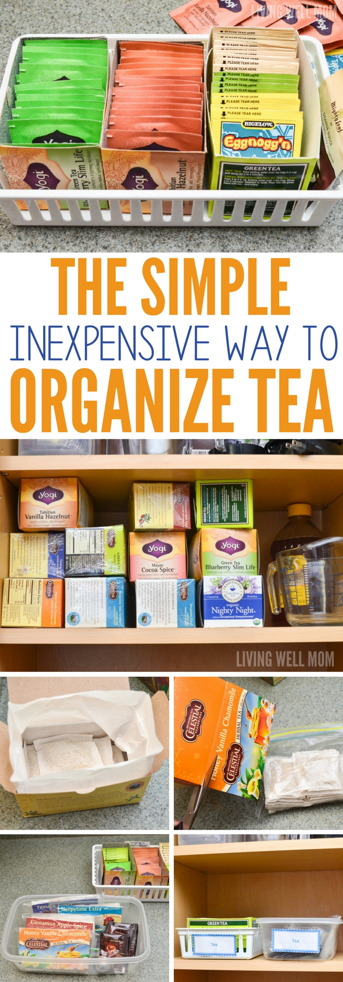 Best ideas about DIY Tea Organizer
. Save or Pin The Simple Inexpensive Way to Organize Tea Now.