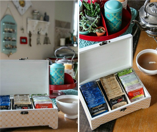 Best ideas about DIY Tea Organizer
. Save or Pin DIY Tea Storage Box Tonya Staab Now.