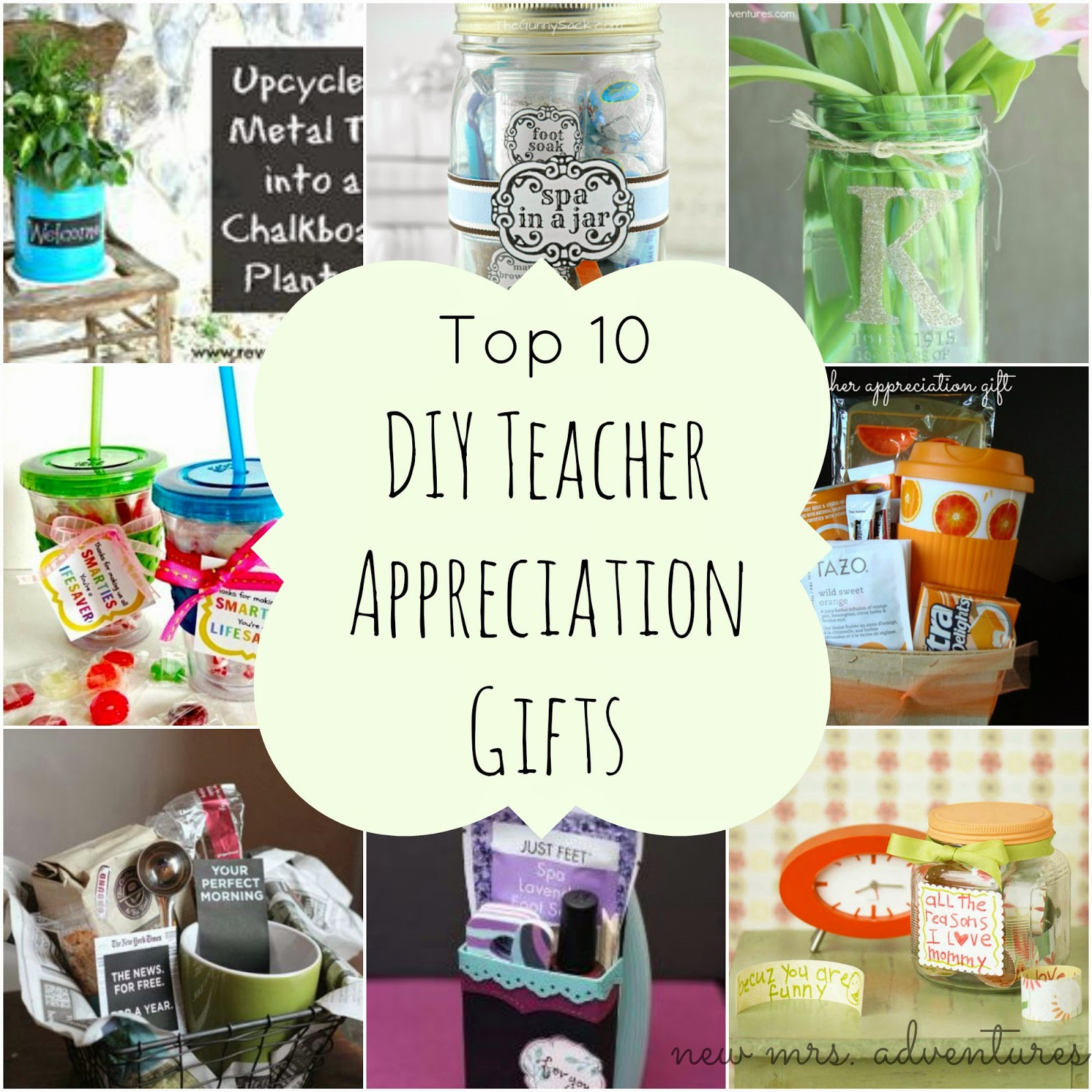 Best ideas about DIY Teacher Gifts
. Save or Pin Barnabas Lane Top 10 DIY Teacher Appreciation Gifts Now.