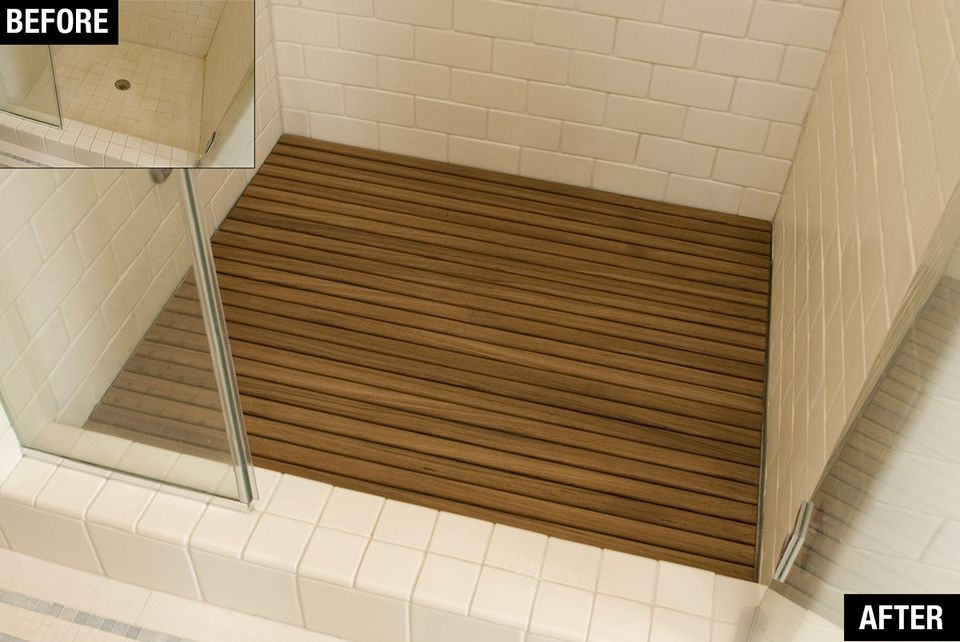 Best ideas about DIY Teak Shower Floor
. Save or Pin 17 Simple Ways to Beautify a Small Bathroom Without Remodeling Now.