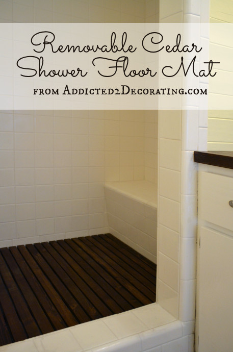 Best ideas about DIY Teak Shower Floor
. Save or Pin DIY Removable Cedar Shower Floor Mat Addicted 2 Decorating Now.