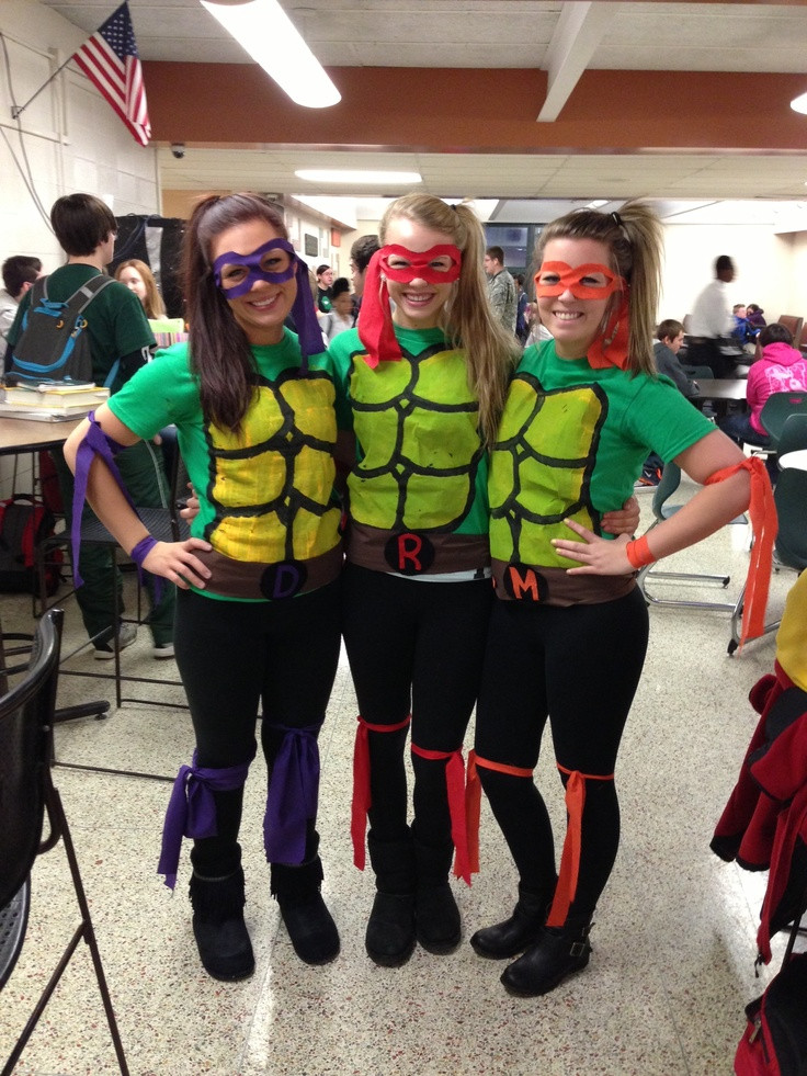 Best ideas about DIY Teenage Mutant Ninja Turtle Costumes
. Save or Pin Super easy homemade Teenage Mutant Ninja Turtles costumes Now.