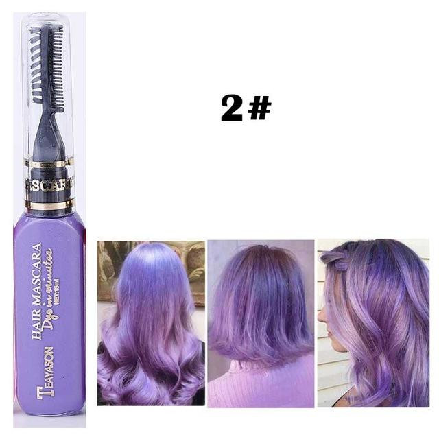 Best ideas about DIY Temporary Hair Dye For Dark Hair
. Save or Pin 13 Colors e time Hair Color Hair Dye Temporary Non toxic Now.