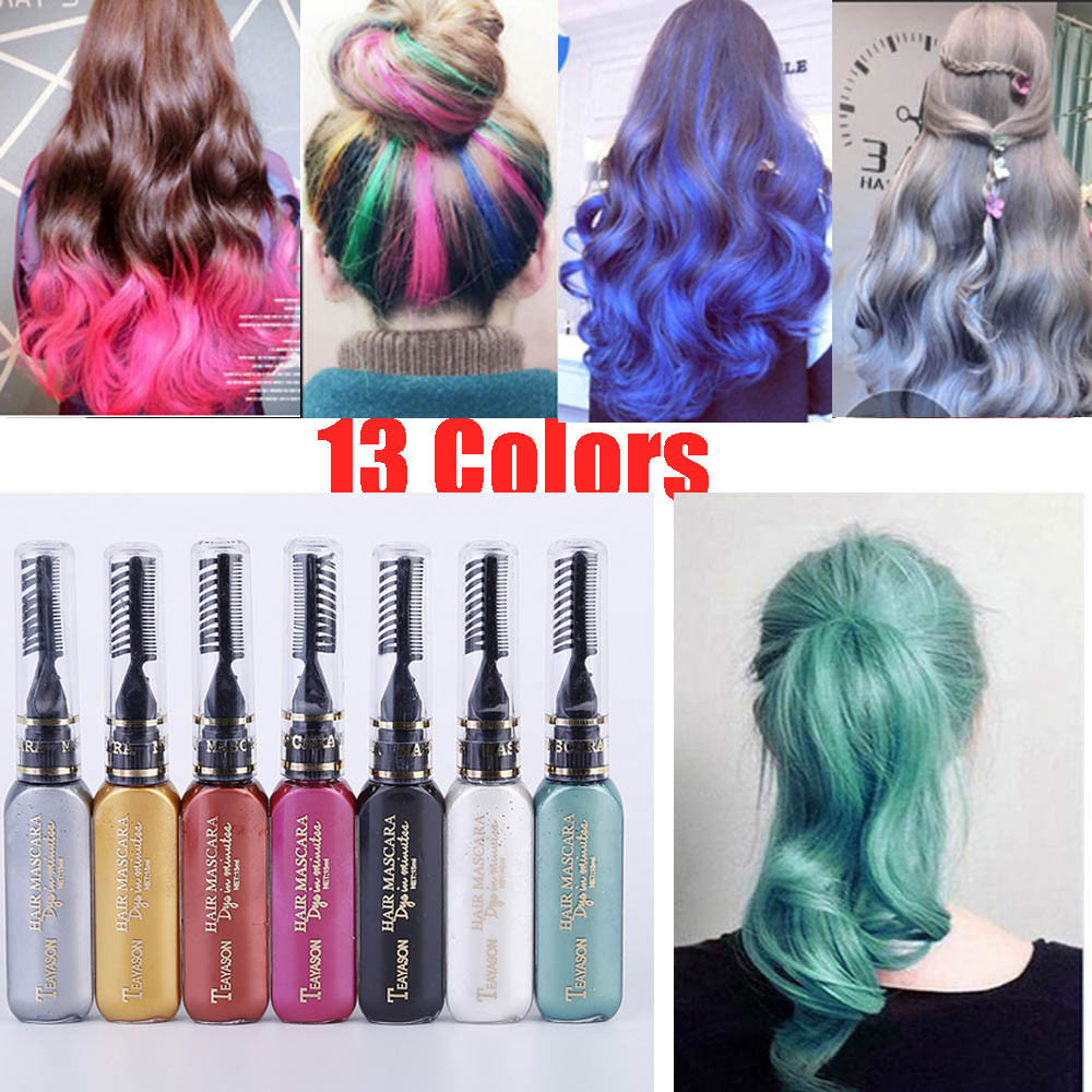 Best ideas about DIY Temporary Hair Dye For Dark Hair
. Save or Pin 13 colors one time hair color DIY Hair Dye Temporary Non Now.