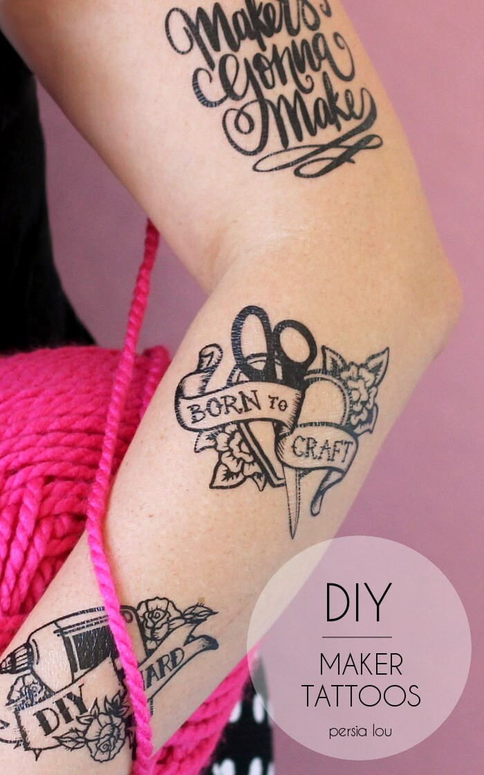 Best ideas about DIY Temporary Tattoo
. Save or Pin DIY Maker Tattoos Persia Lou Now.