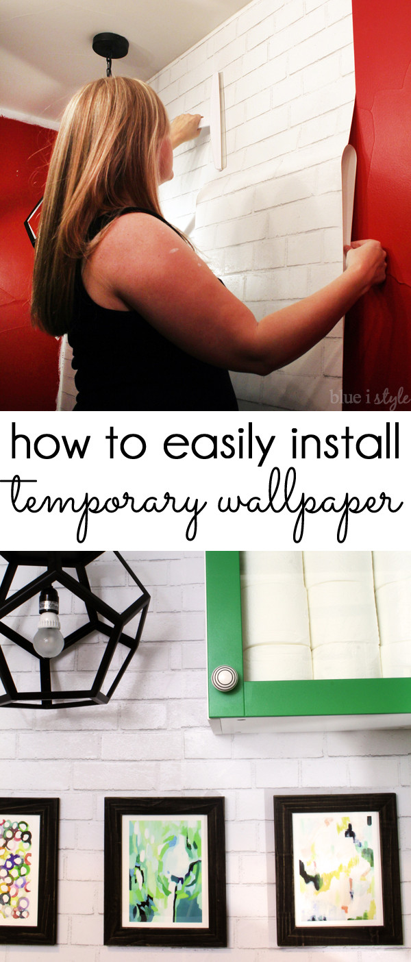 Best ideas about DIY Temporary Wallpaper
. Save or Pin diy with style How to Install Temporary Removable Now.