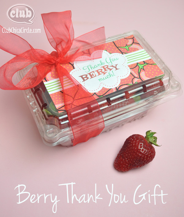 Best ideas about DIY Thank You Gifts
. Save or Pin We are "Berry" Thankful Homemade Teacher Gift Idea Now.