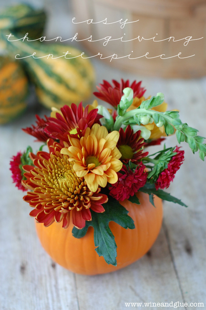 Best ideas about DIY Thanksgiving Centerpieces
. Save or Pin DIY Thanksgiving Centerpiece Wine & Glue Now.