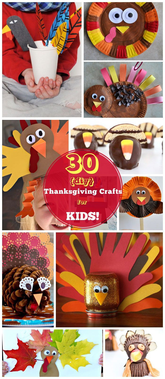 Best ideas about DIY Thanksgiving Crafts
. Save or Pin 30 DIY Thanksgiving Crafts for Kids to Make Now.