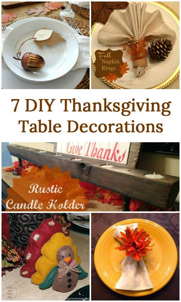 Best ideas about DIY Thanksgiving Decor
. Save or Pin 7 DIY Thanksgiving Table Decorations Now.