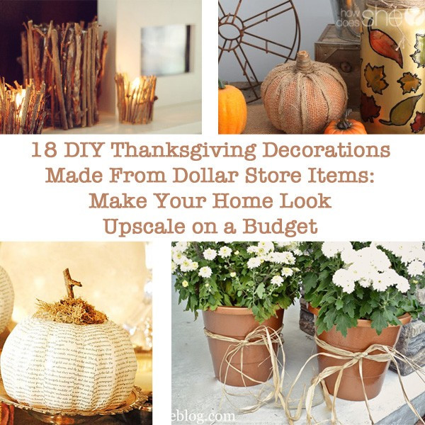 Best ideas about DIY Thanksgiving Decor
. Save or Pin 18 DIY Thanksgiving Decorations Made From Dollar Store Items Now.