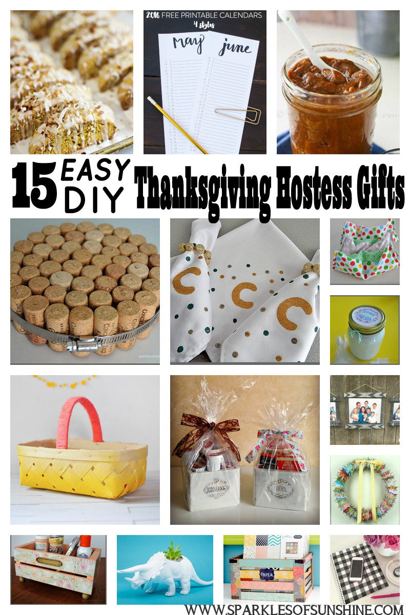 Best ideas about DIY Thanksgiving Gifts
. Save or Pin 15 Easy DIY Thanksgiving Hostess Gifts Sparkles of Sunshine Now.