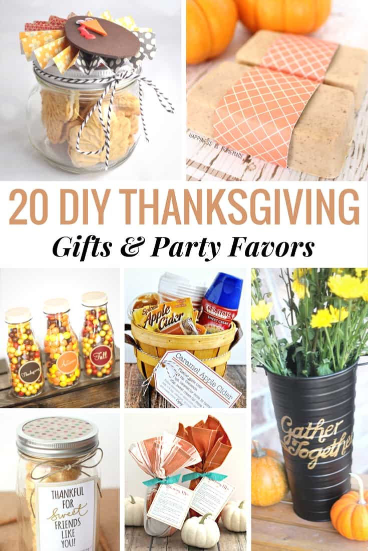 Best ideas about DIY Thanksgiving Gifts
. Save or Pin 20 DIY Thanksgiving Gifts & Party Favors Now.