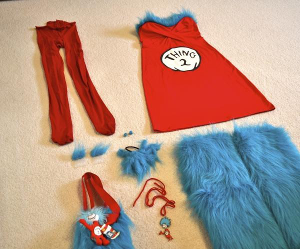 Best ideas about DIY Thing One And Thing Two Costumes
. Save or Pin Halloween DIY Thing 1 & Thing 2 Costume Lauren Conrad Now.