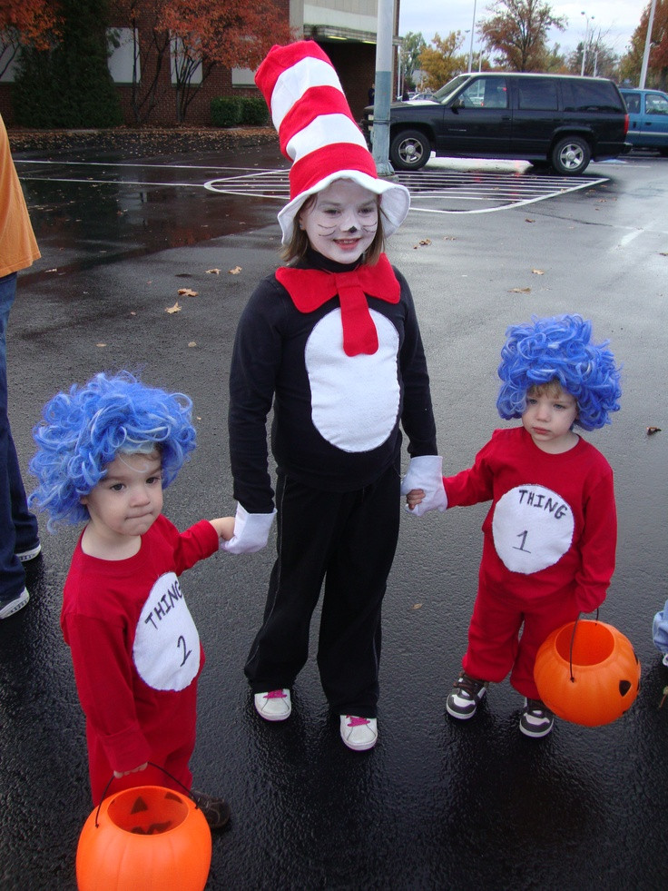 Best ideas about DIY Thing One And Thing Two Costumes
. Save or Pin home made Dr Seuss & thing one and thing two costumes Now.