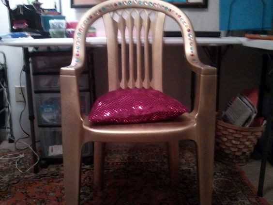 Best ideas about DIY Throne Chair
. Save or Pin DIY throne with a plastic lawn chair Now.