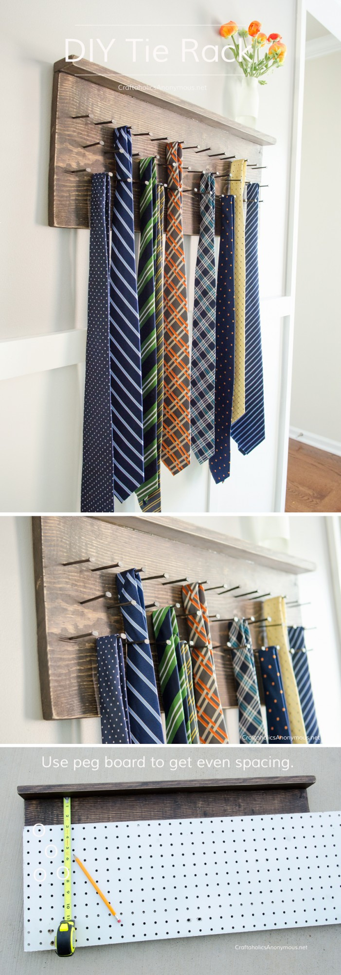 Best ideas about DIY Tie Racks
. Save or Pin Craftaholics Anonymous Now.