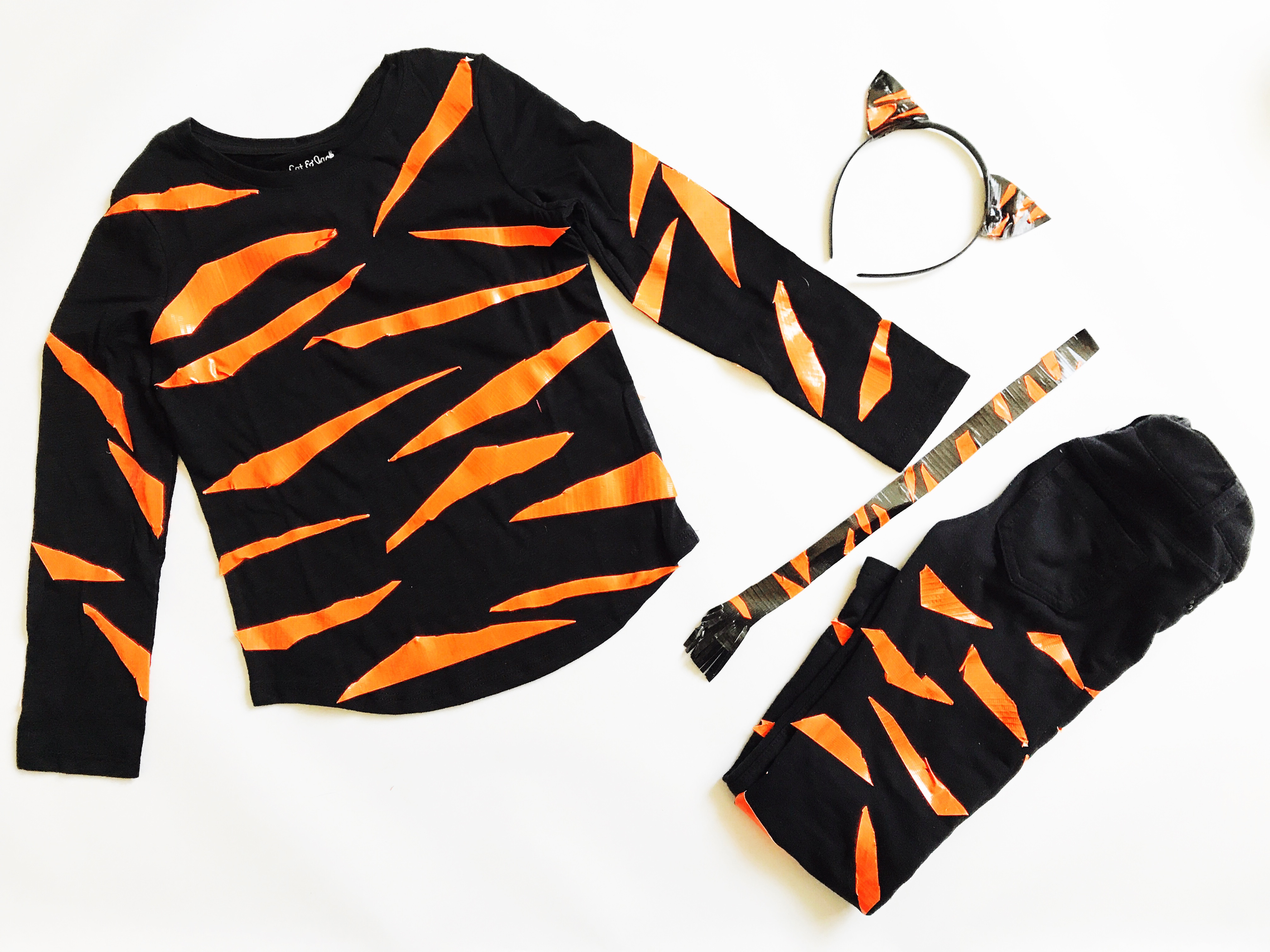 Best ideas about DIY Tiger Costume
. Save or Pin DIY Tiger Halloween Costume Duck Tape Now.