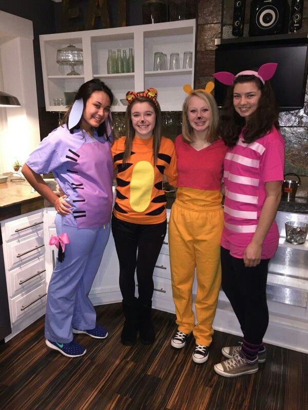 Best ideas about DIY Tigger Costume
. Save or Pin Eeyore Tigger Pooh Piglet Halloween Costumes Now.