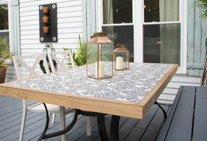Best ideas about DIY Tiled Table Top
. Save or Pin DIY Tile Tabletop Seeking Lavendar Lane Now.