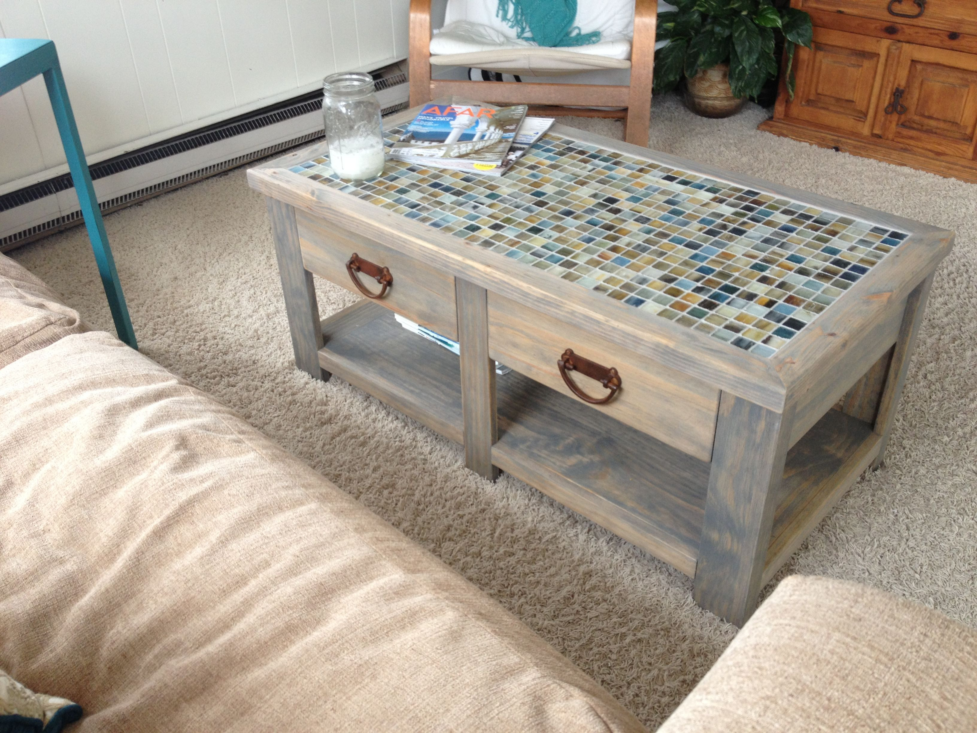 Best ideas about DIY Tiled Table Top
. Save or Pin tile coffee table DIY Living Room Tutorials Now.
