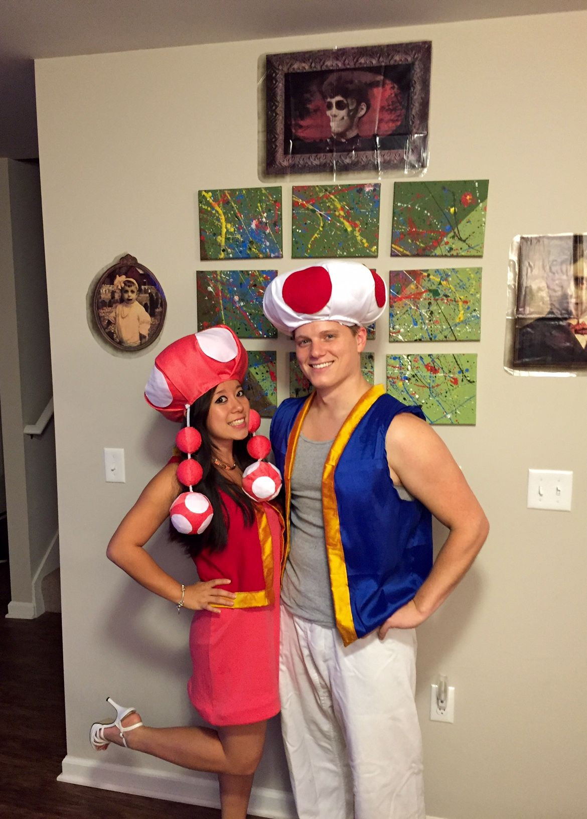 Best ideas about DIY Toad Costume
. Save or Pin Super Mario Bros Toad and Toadette couple s costume Now.