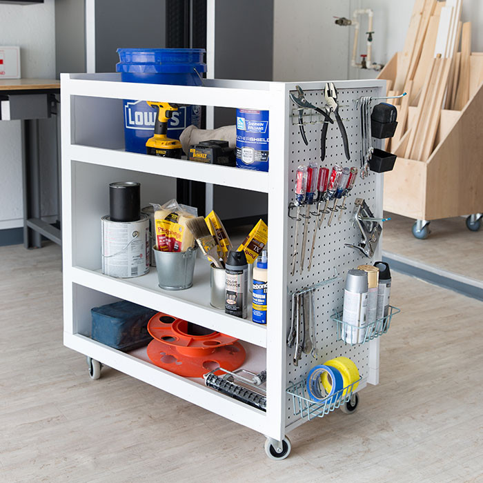 Best ideas about DIY Tool Cart
. Save or Pin Build a Rolling Tool Cart with Pegboard Sides Now.
