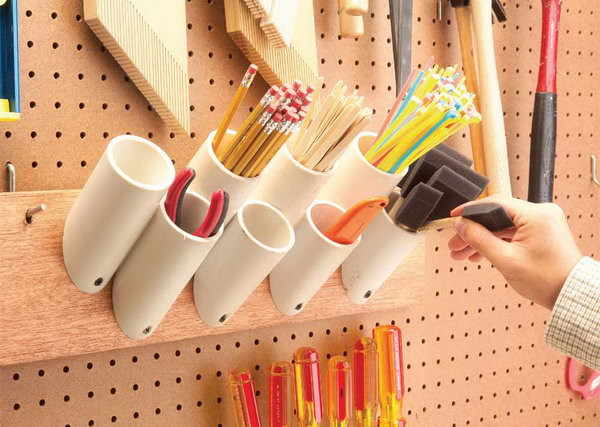 Best ideas about Diy Tool Storage Ideas
. Save or Pin DIY PVC Pipe Storage Ideas Hative Now.