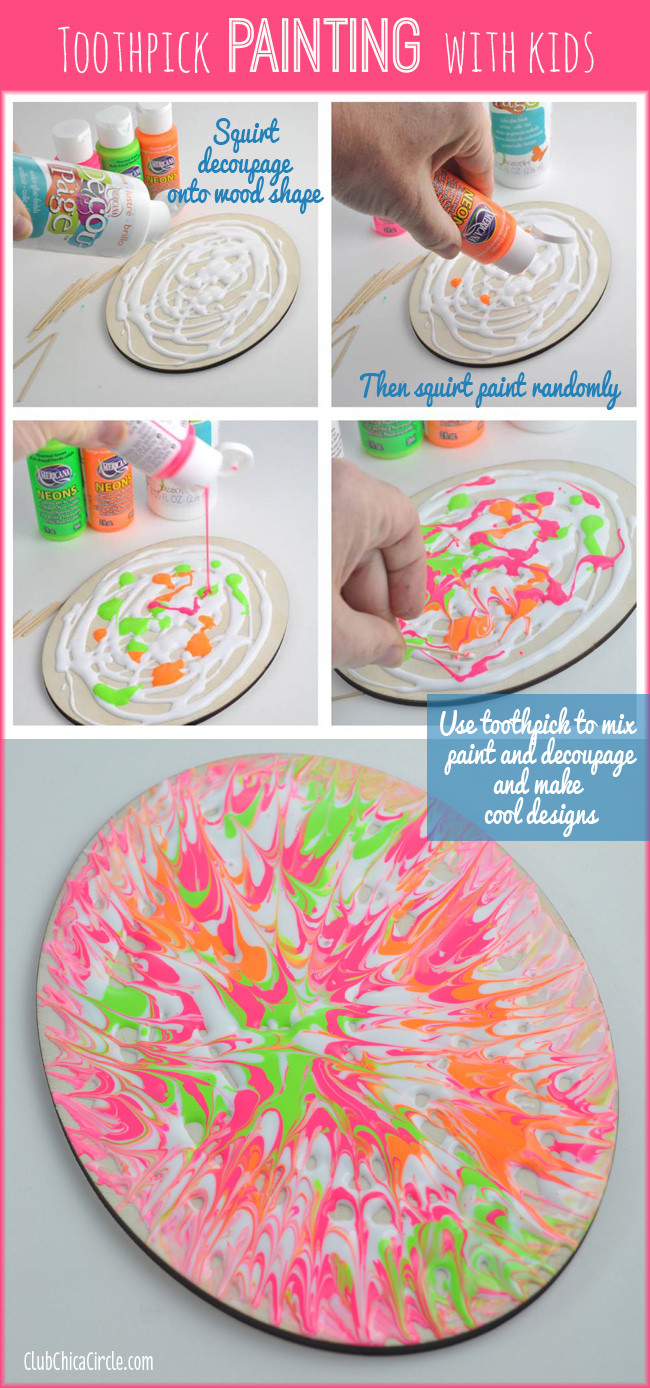 Best ideas about DIY Tooth Paint
. Save or Pin Easy Toothpick Painting with Kids Now.