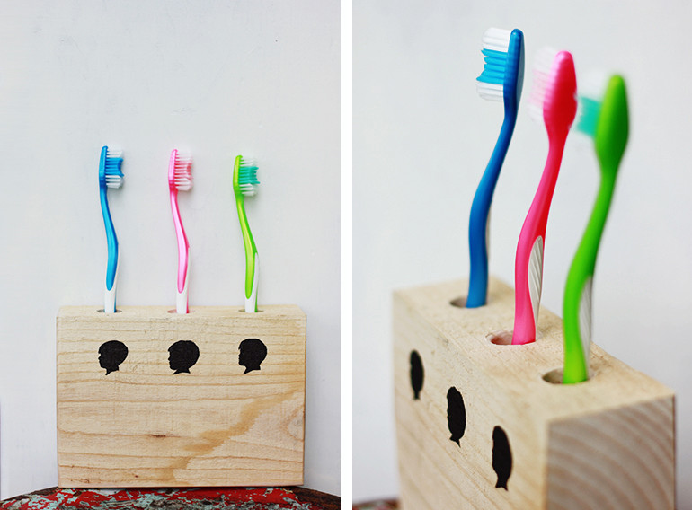 Best ideas about DIY Toothbrush Holder
. Save or Pin DIY Wooden Silhouette Toothbrush Holder The Merrythought Now.