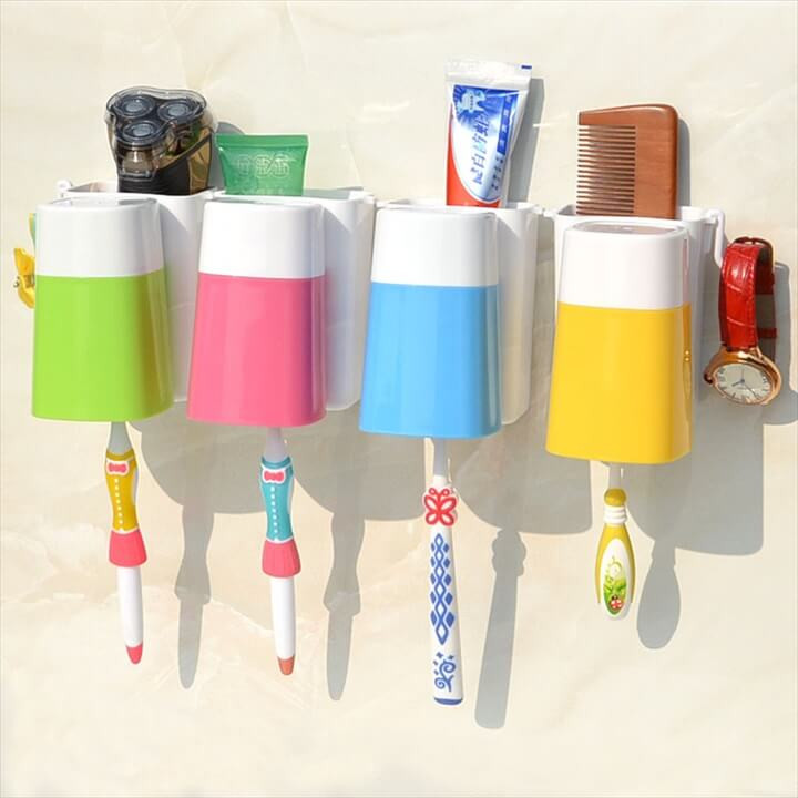 Best ideas about DIY Toothbrush Holder
. Save or Pin 24 DIY Toothbrush Holder Ideas Now.